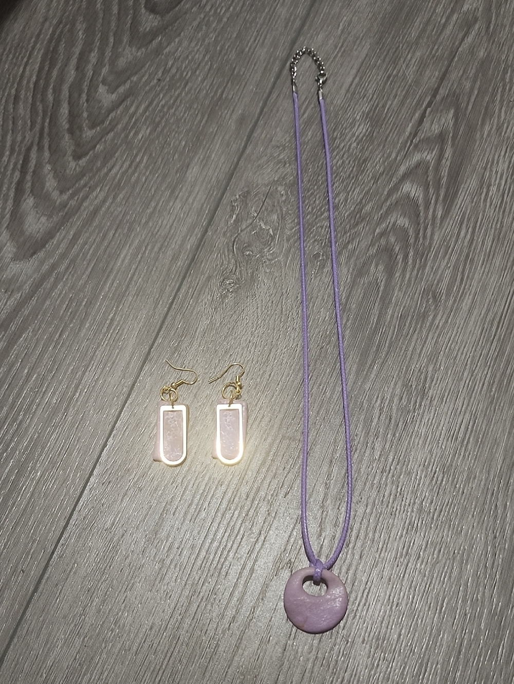 Handcrafted Lavender Aura Polymer Clay Set